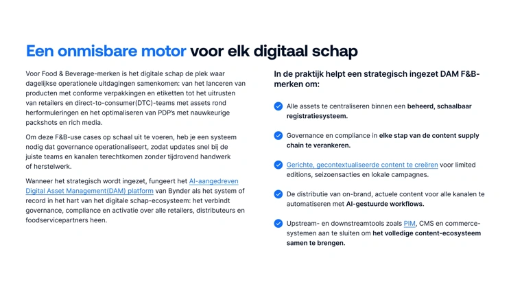 Win het digitale schap: het strategische DAM-handboek voor Food & Beverage-merken